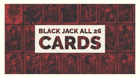 identity v blackjack cards